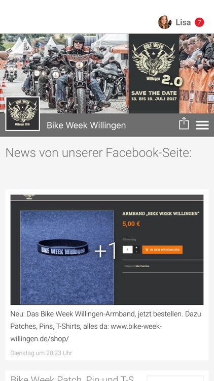 Bike Week Willingen App