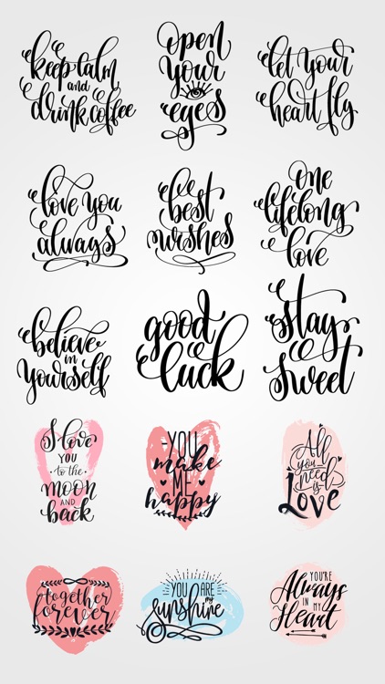 Love in Air Stickers