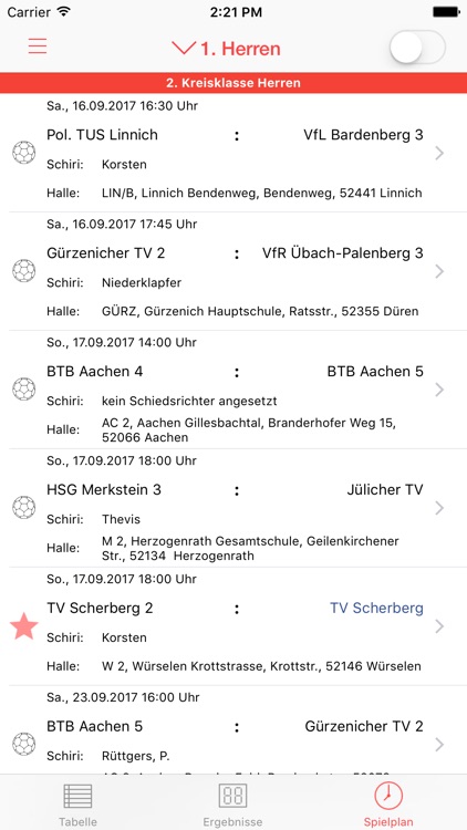 TV Scherberg Handball
