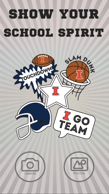 Illinois Fighting Illini Selfie Stickers