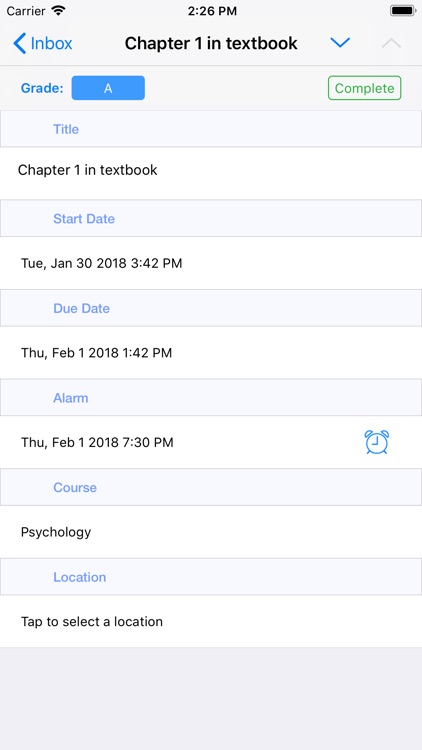 Assignments for iPhone screenshot-4