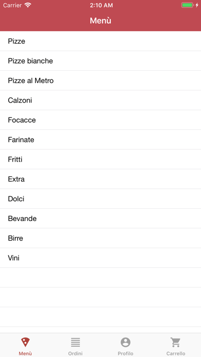 Menu Pizza screenshot 4