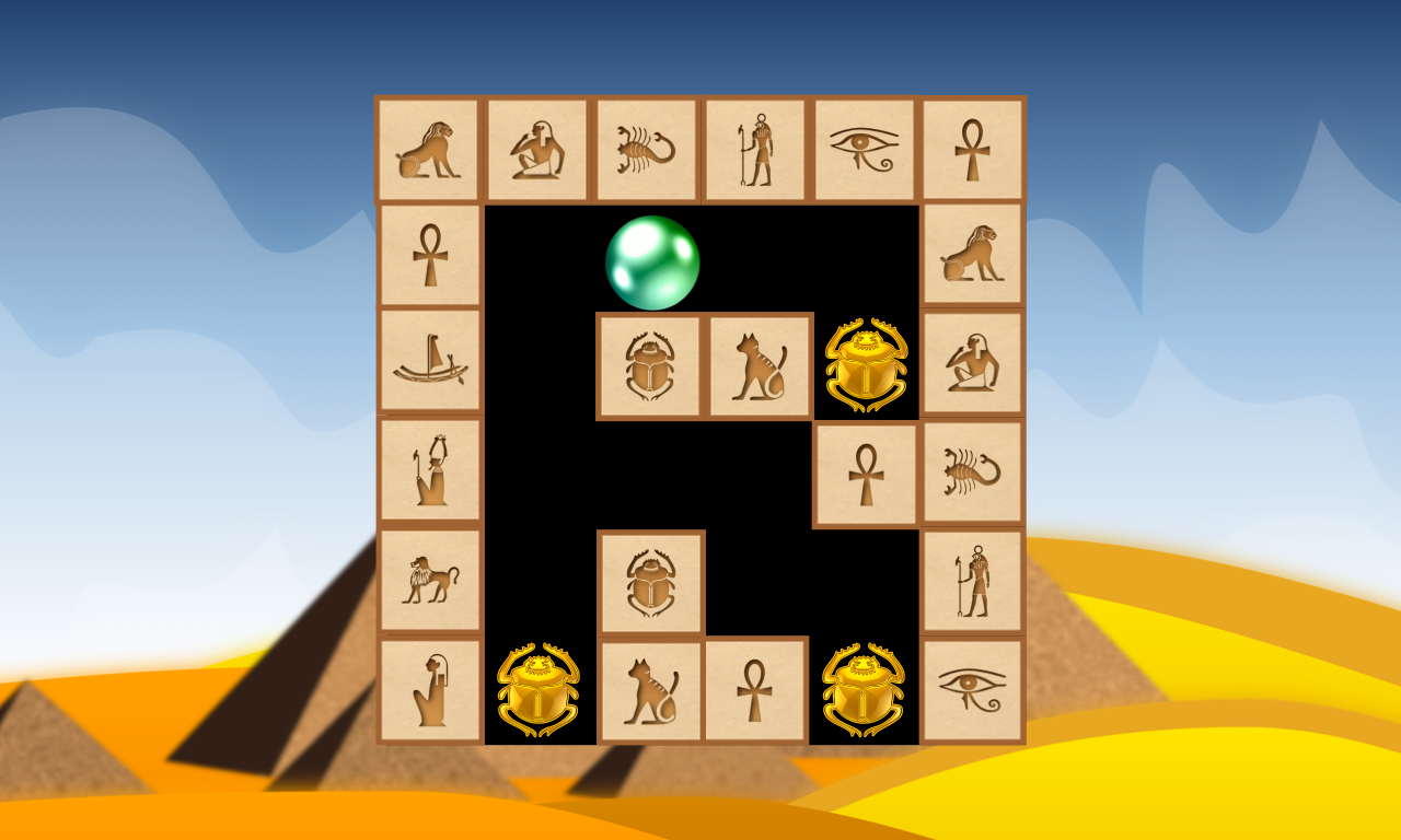 Rotate the maze: Gold of Egypt