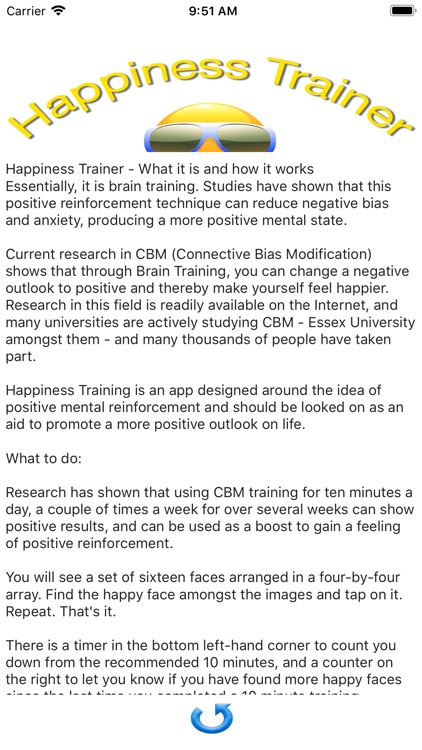 Happiness Trainer for the mind