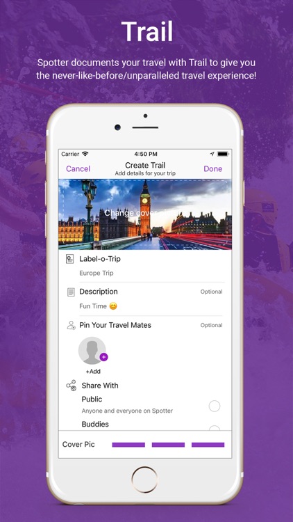 Spotter - Socio Travel App