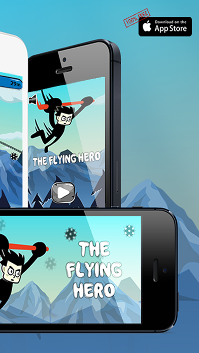 Flying Hero - Endless Sky screenshot 2