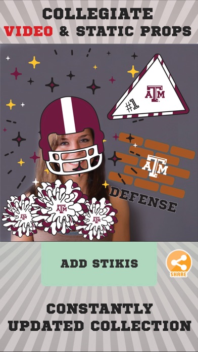 Texas A&M Aggies Animated Selfie Stickers screenshot 2