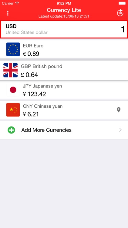 Currency Lite - Real Time