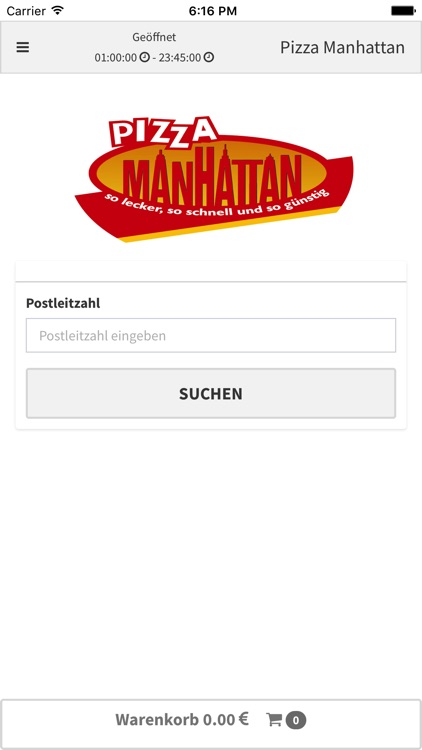 Pizza Manhattan App