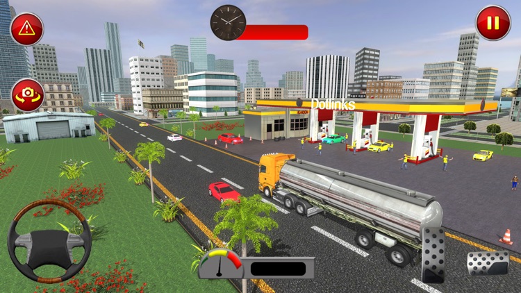 Gas Station Parking Service: Car Driving Simulator