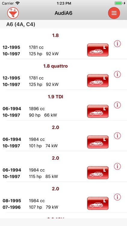 AutoParts Audi A6