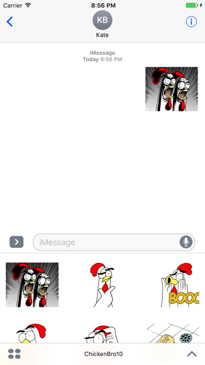 Chicken Bro 10 Sticker Pack