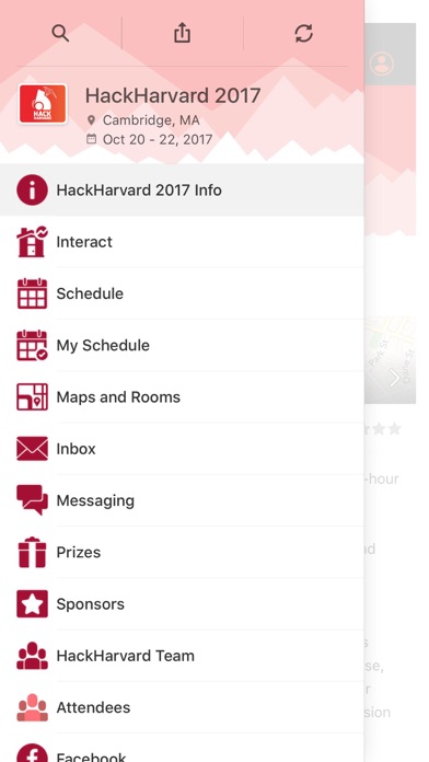 HackHarvard 2017 Guidebook screenshot 3