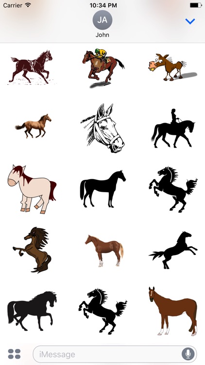 Majestic Horse Stickers