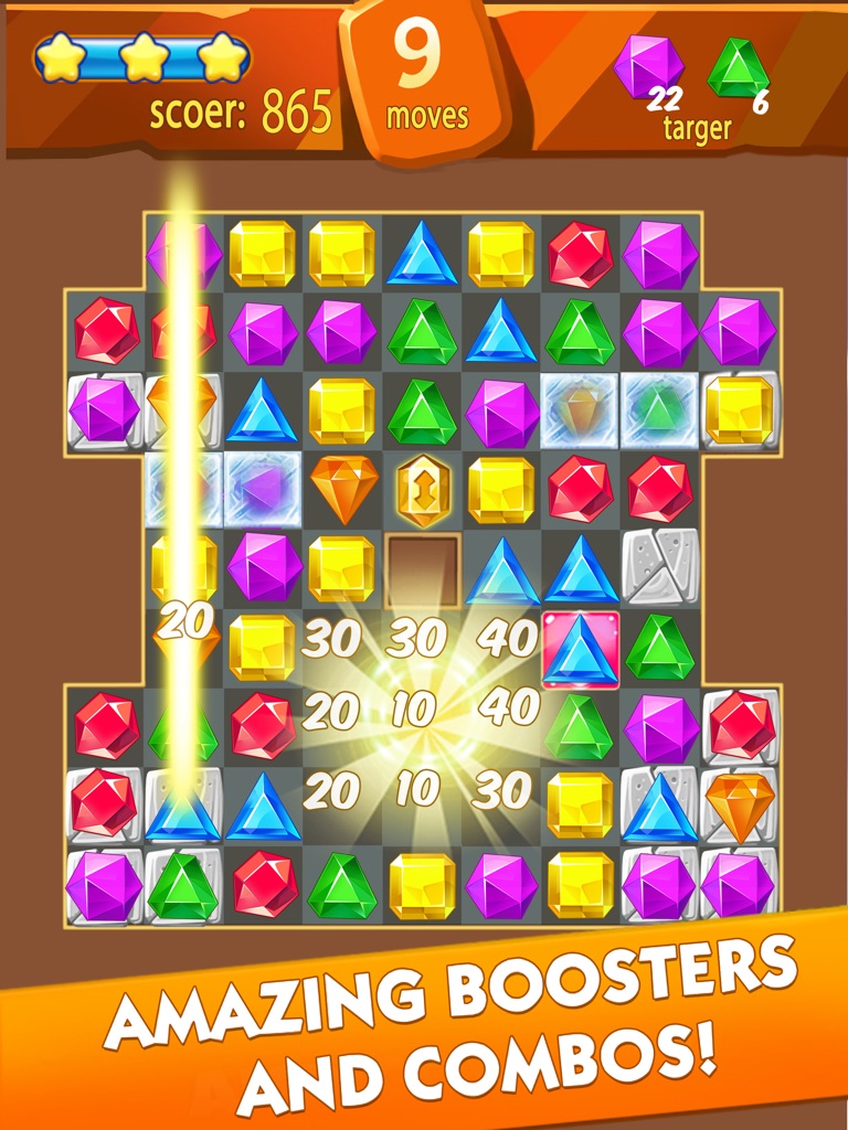 【图】Jewel Fever – Match 3 Games(截图3)