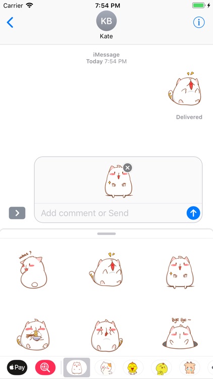 Fat Piggy Cute Stickers