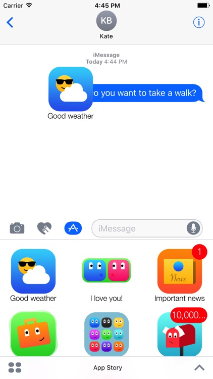 App Story - App Icons' Stickers