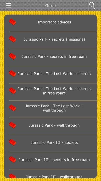 LEGO Jurassic World (toy line), Jurassic Park Wiki