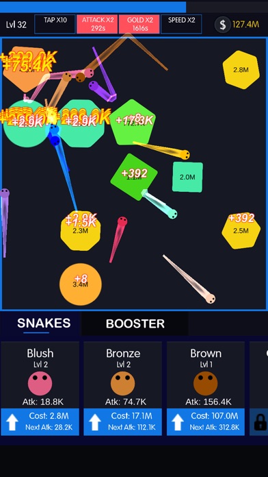 Idle Snake VS Block screenshot 2