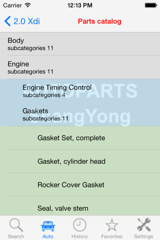 Autoparts for SsangYong screenshot 2