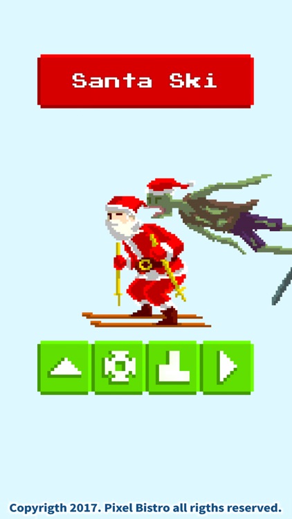 Santa Ski vs Zombies Ski screenshot-0