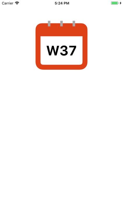 Week Number widget
