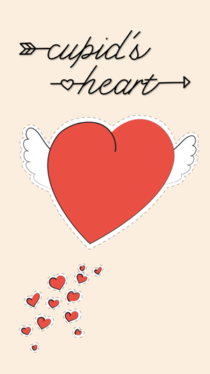 Cupid's Heart - Stickers