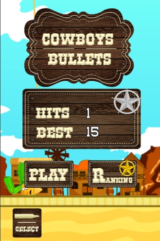 Cowboys Bullets - Flappy screenshot 3