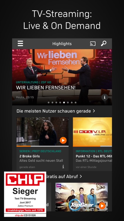 Zattoo - TV Streaming