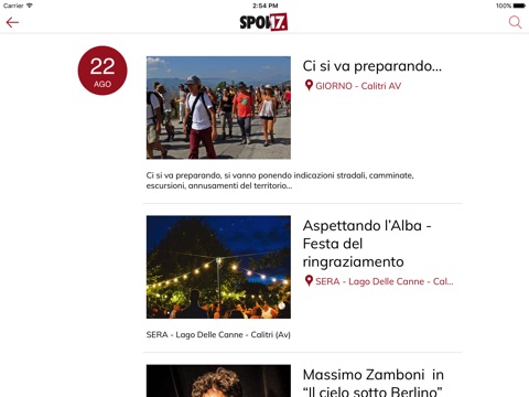 SponzApp screenshot 3