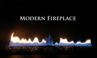 Modern Fireplace Black