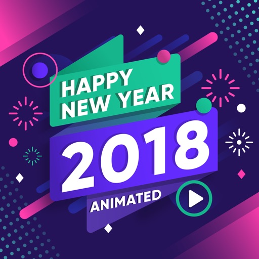 2018 Happy New Year Animated iOS App