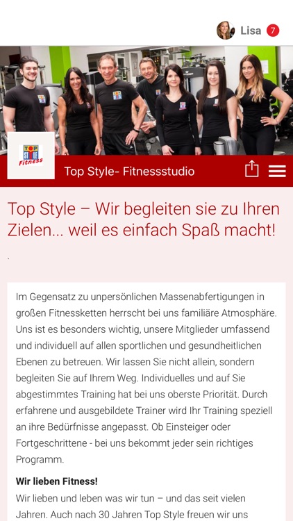 Top Style- Fitnessstudio