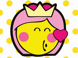 Pack of 32 Smiley Princess stickers from SmileyWorld