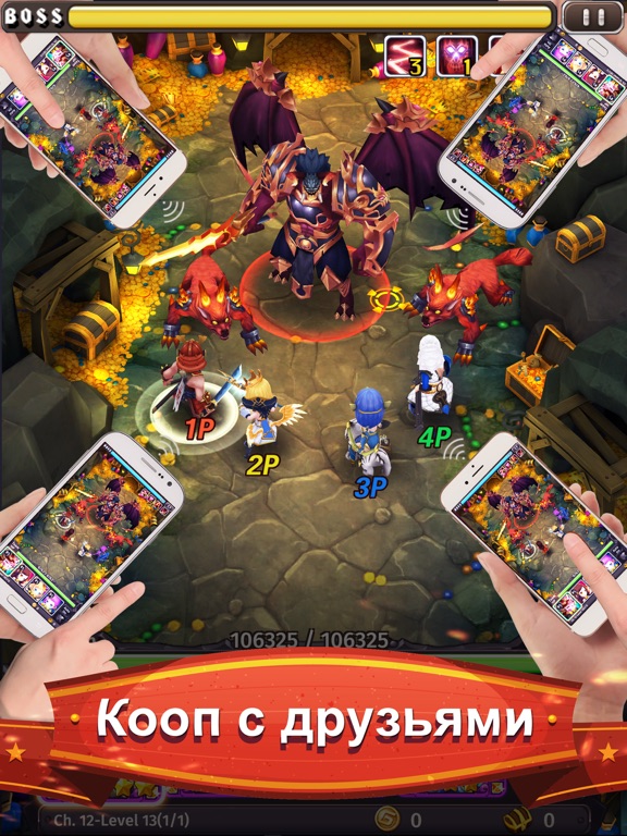 Скачать игру Hyper Heroes: Marble-Like RPG
