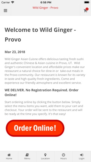 Wild Ginger Provo