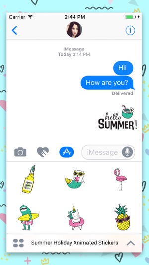 Summer: Animated Stickes(圖2)-速報App