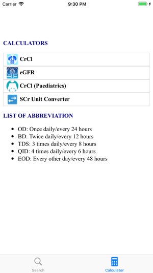 Renal Dose Adjustment & CrCl(圖2)-速報App