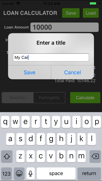 How to cancel & delete $ Loan Calculator from iphone & ipad 3