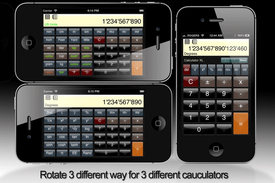 Calculator XL - Standard Scientific Unit Converter screenshot 2
