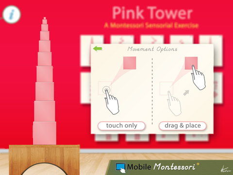 Pink Tower - A Montessori Sensorial Exercise - náhled