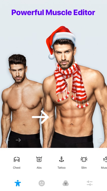 Manly - Body Muscle Editor Pro screenshot-0