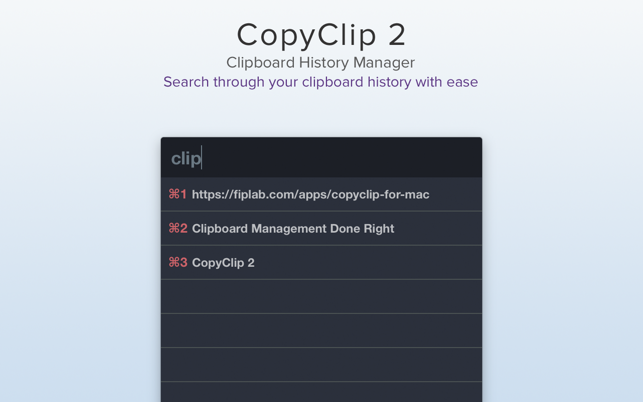 Copy Clip 2 9 9 – Clipboard Manager Description