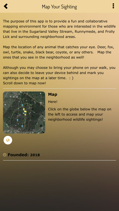 Neighborhood Wildlife Mapper screenshot 2