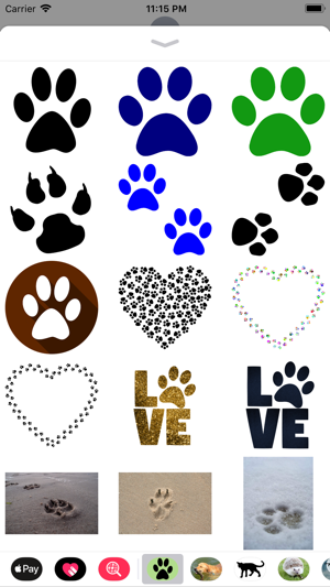 Paw Prints Sticker Pack