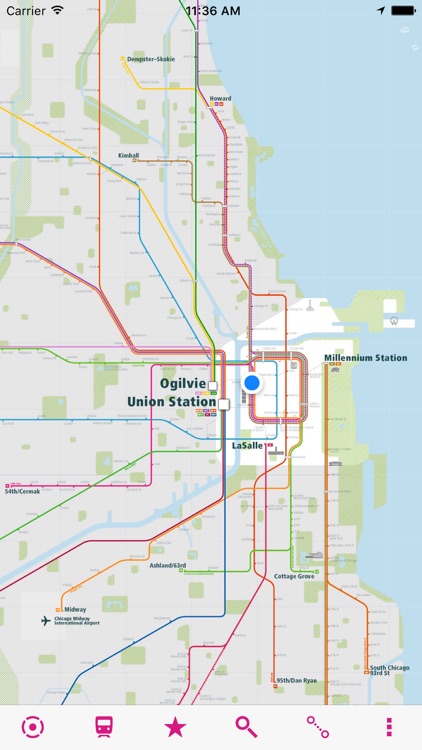Chicago Rail Map