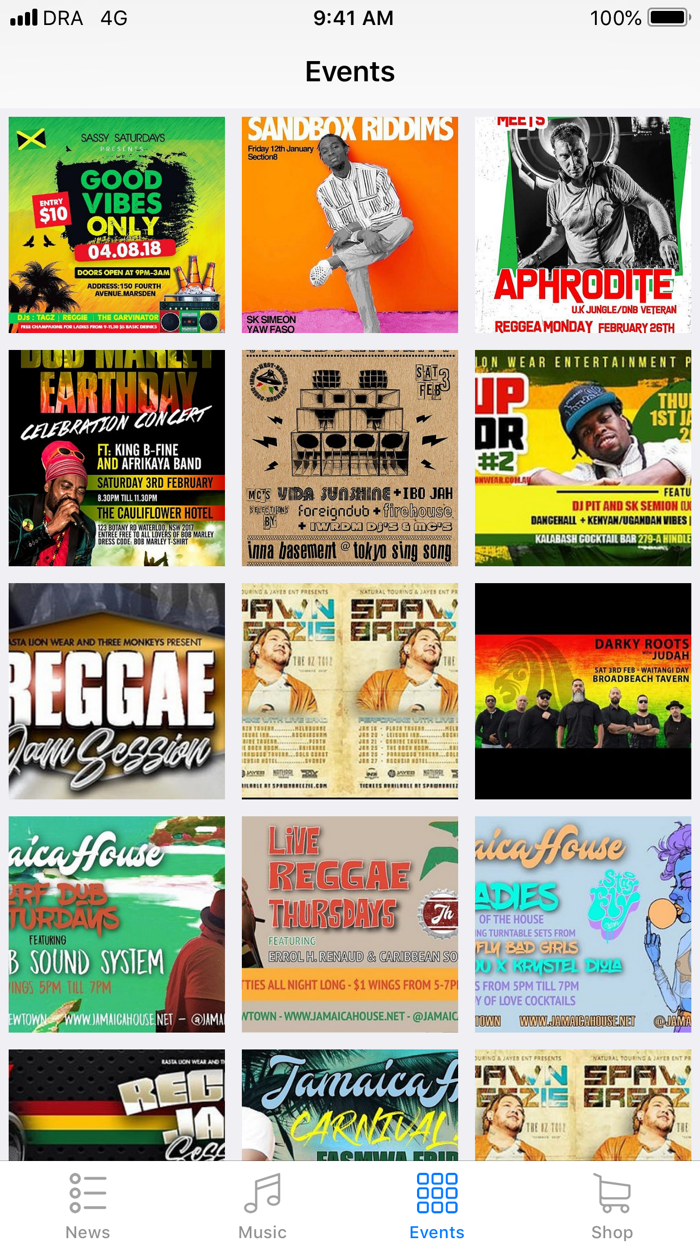 Dancehall Reggae Australia