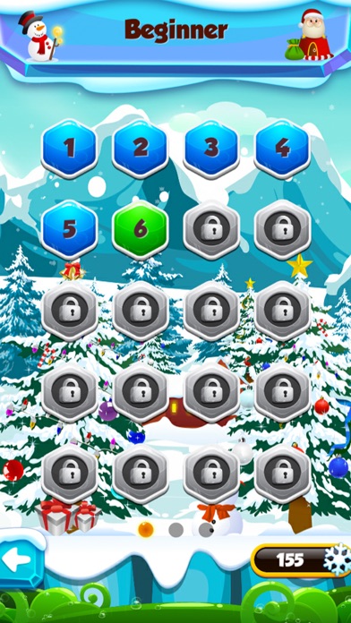 christmas hexa - frozen puzzle screenshot 3