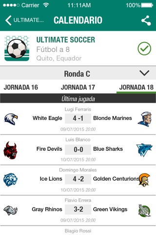 Full Campeonatos screenshot 3