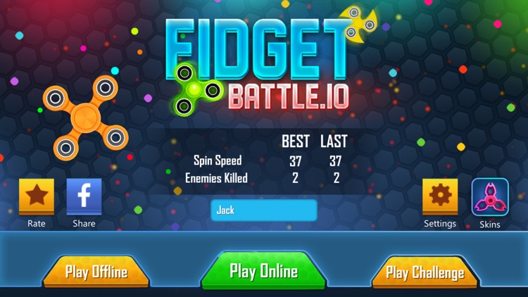 Fidget Spinner Multiplayer io